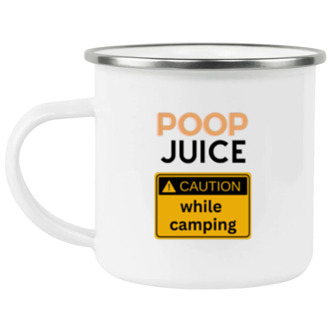 Poop Juice Enamel Camping Mug