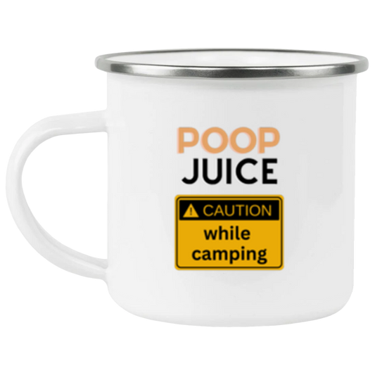 Poop Juice Enamel Camping Mug