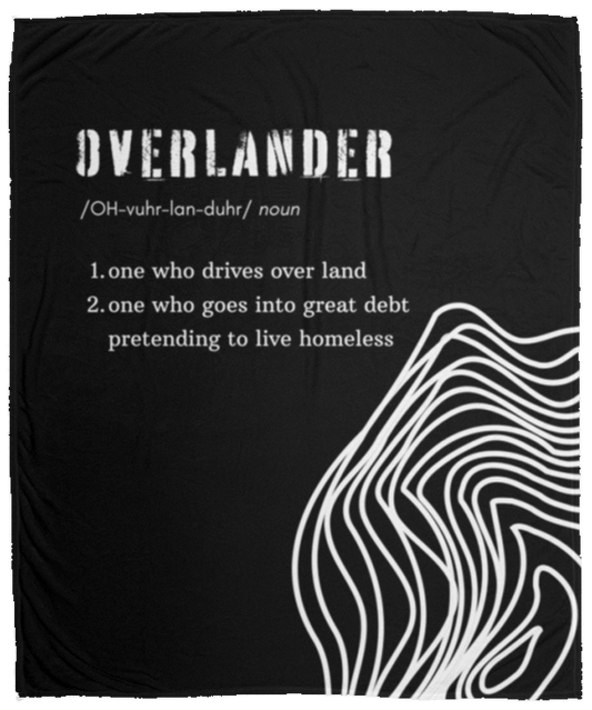 Overlander BW Cozy Plush Fleece Blanket - 50x60